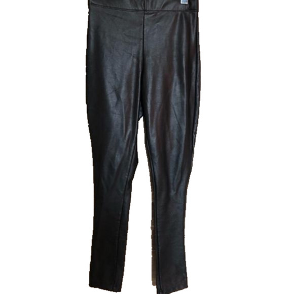 Garage Faux Leather Leggings XS - Picture 1 of 5